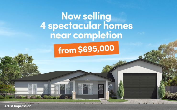 Now Selling: 4 Spectacular Homes Near Completion